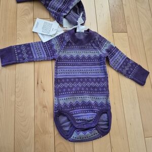 Polarn O. Pyret Merino WOOL Infant Set NWT